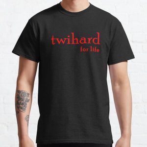 Twihard For Life Twilight Saga Red Classic T-Shirt RB2409 product Offical Twilight Merch