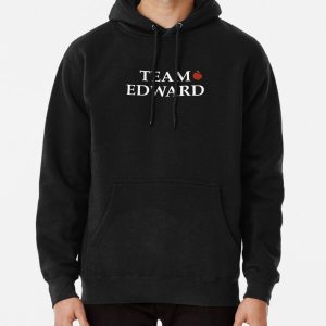 Team Edward Twilight Saga White Pullover Hoodie RB2409 product Offical Twilight Merch