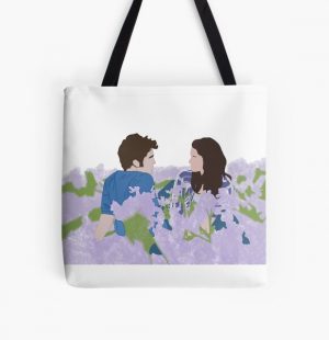 Bella and Edward in Twilight Meadow Scene  All Over Print Tote Bag RB2409 product Offical Twilight Merch