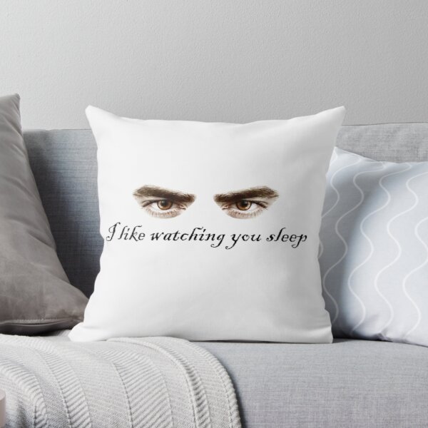 i like watching you sleep - edward cullen Throw Pillow RB2409 product Offical Twilight Merch