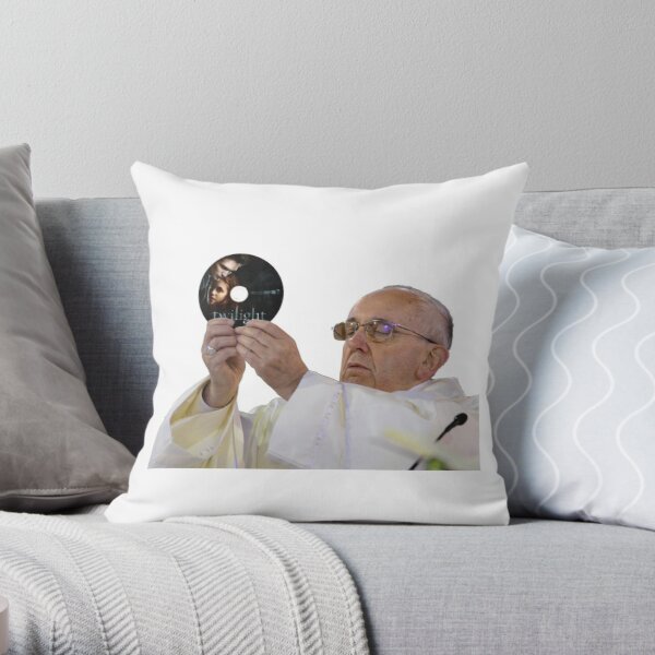 Pope Francis Loves Twilight Throw Pillow RB2409 product Offical Twilight Merch