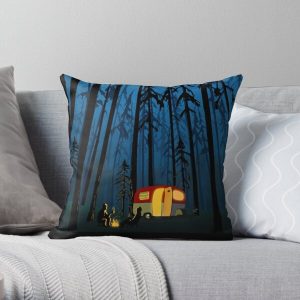 retro twilight camping Throw Pillow RB2409 product Offical Twilight Merch