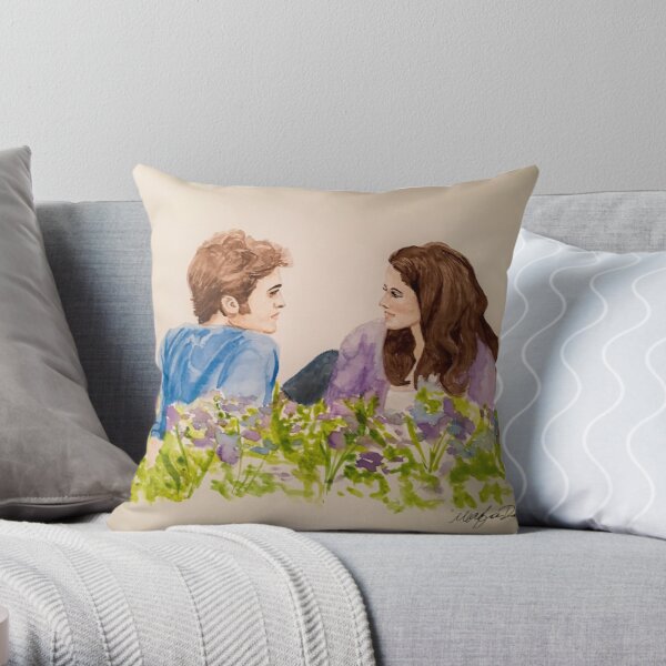Twilight Scene Watercolor Painting  Throw Pillow RB2409 product Offical Twilight Merch