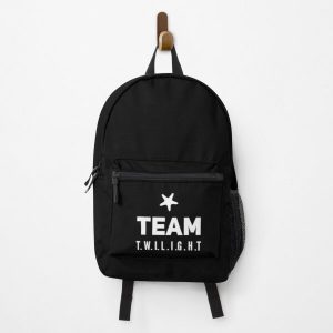 Team Twilight Saga white Text Backpack RB2409 product Offical Twilight Merch