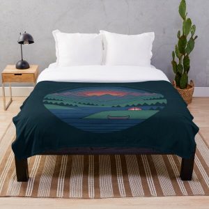 The Lake at Twilight Throw Blanket RB2409 product Offical Twilight Merch