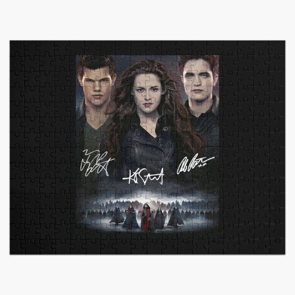 The Twilight Saga Breaking Dawn Signature , Twilight Movie , Twilight Midnight Sun Movie Jigsaw Puzzle RB2409 product Offical Twilight Merch