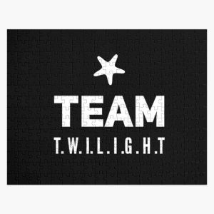 Team Twilight Saga white Text Jigsaw Puzzle RB2409 product Offical Twilight Merch