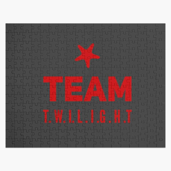 Team Twilight Saga Red Text Jigsaw Puzzle RB2409 product Offical Twilight Merch
