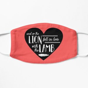 And So the Lion Fell In Love with the Lamb - Twilight Flat Mask RB2409 product Offical Twilight Merch